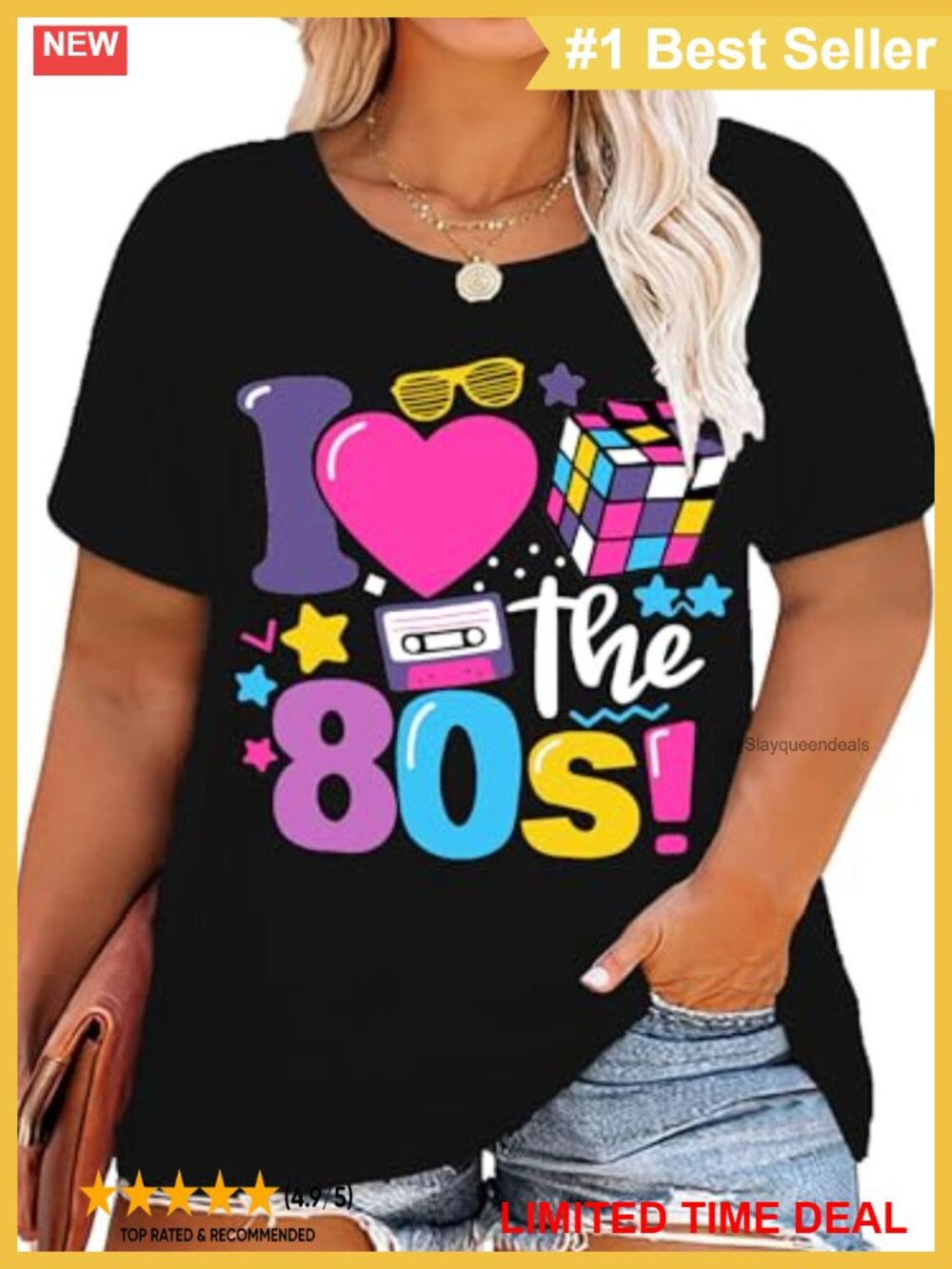 Plus Size 80s 90s Nostalgia T-Shirt Retro Tie-Dye Crew Neck Short Sleeve